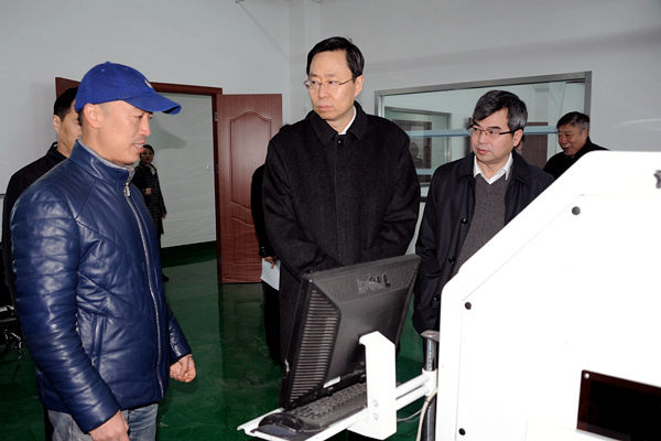 泰州市委書記、市人大常委會主任藍紹敏蒞臨公司調(diào)研項目建設(shè)情況